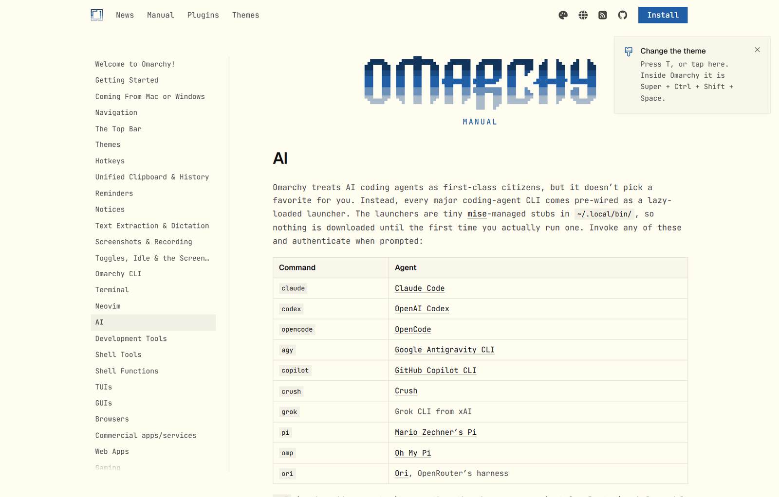 Omarchy AI Manual